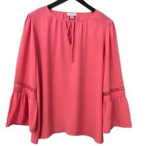LOFT Coral Blouse L